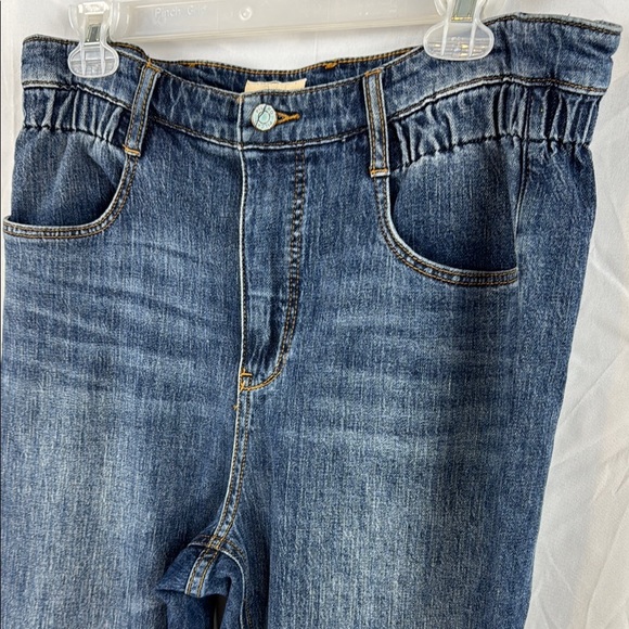 Anthropologie Pilcro Casual Elastic Wide Leg High Rise Relaxed Jeans Size 29 - Picture 7 of 13